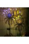  Záhradné kolíky do exteriéru | Záhradný kolík Plow & Hearth Solar Spider Halloween