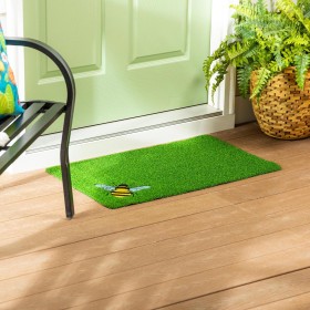  Koberce a rohožky Rohožky | Rohožka s trávou a čmeliakom