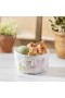 실내 거실 장식 악센트 | 쟁기 & 난로 토끼 모양 바구니, 리본 달린 세라믹 테이블 장식, 6인치