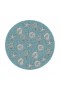  Tepisi i otirači | Tepih od polipropilena s teksturom školjki marke Plow & Hearth za unutarnju/vanjsku upotrebu, okrugli, 7&039;10"