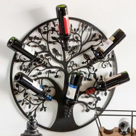  Vinski stalci za kuhinju i zabavu | Držač za vino Plow & Hearth Drvo života