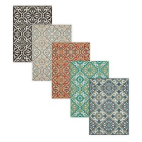  Tepisi i otirači za vrata | Tepih od polipropilena Plow & Hearth za unutarnju/vanjsku upotrebu, La Grange Tile, dimenzija 2,5" x 6"