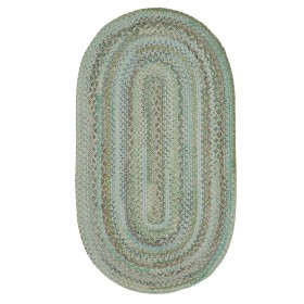  Tepisi i otirači | Pleteni tepih Plow & Hearth Oval Riverview od mješavine vune, 7,5 cm x 13,7 cm