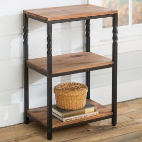  Möbelaccessoarbord | Plow & Hearth Deep Creek Sidobord med hyllor