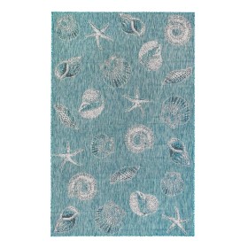  Mattor och dörrmattor | Plow & Hearth inomhus-/utomhusmatta med texturerade snäckor i polypropylen, 11,5 x 18,5 cm