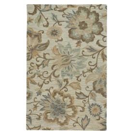  Halılar ve Paspaslar Alan Halıları | Plow & Hearth Parkside Yün Çiçekli Halı, 1,5 cm X 2,5 cm