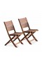  Sillas y mecedoras | Juego de 2 sillas plegables de bistró de eucalipto Plow & Hearth
