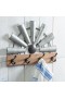  Baúles y armarios de almacenamiento | Perchero de madera y metal galvanizado con forma de molino de viento de Plow & Hearth