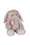  Detalles decorativos para interiores | Conejito de peluche con lazo rosa de Plow & Hearth
