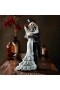  Acentos decorativos para interiores | Plow & Hearth - Figura decorativa de mesa de resina con esqueletos de pareja (32 cm)