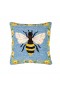  Cojines decorativos para interiores | Plow & Hearth - Cojín decorativo de polipropileno con diseño de abeja y gancho para interiores y exteriores