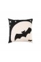  Cojines decorativos para exteriores | Plow & Hearth, cojín decorativo de algodón con diseño de murciélago de Halloween para interiores y exteriores