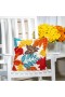  Cojines decorativos para exteriores | Plow & Hearth - Cojín decorativo de polipropileno con diseño de hojas de otoño para interior y exterior, 45 x 45 cm