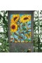  Arte mural para exteriores | Girasoles supercolosales de Plow & Hearth, lienzo para pared interior y exterior