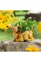  Jardineras y soportes para plantas para exteriores | Jardinera de animales del bosque para interior y exterior de Plow & Hearth