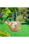  Jardineras y soportes para plantas para exteriores | Jardinera colgante Plow & Hearth Rabbit con yute