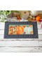  Alfombras y felpudos intercambiables | Plow & Hearth - Felpudo de calabazas otoñales pintadas con sasafrás