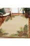  Alfombras y felpudos | Alfombra Plow & Hearth con borde Forest Lake para interiores y exteriores, 107 x 167 cm