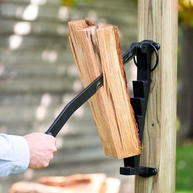  Herramientas para el manejo de leña para chimeneas y hogares | Cortador de leña blanda Stikkan de arado y hogar