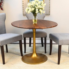  Mesas auxiliares | Mesa de comedor Plow & Hearth Tulip de 91 cm