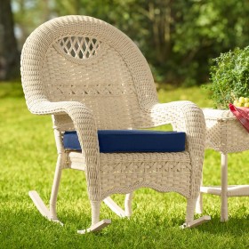  Sillas y mecedoras | Mecedora de mimbre Plow & Hearth Prospect Hill