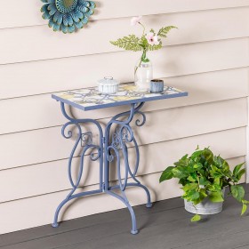  Conjuntos de comedor para exterior | Mesa de balcón con mosaico Santiago de Plow & Hearth