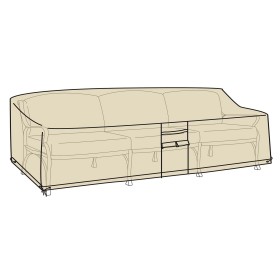  Conjuntos de muebles para exteriores | Funda de sofá de lujo Plow & Hearth con asiento profundo