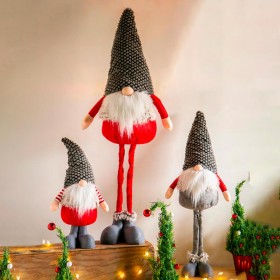  Detalles decorativos para interiores | Plow & Hearth: gnomo grande de peluche para mesa