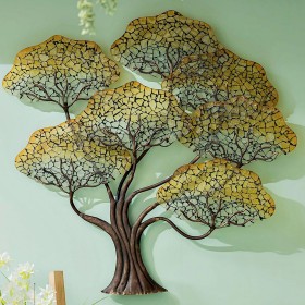  Arte mural para interiores | Decoración de pared con mosaico de árbol de Plow & Hearth
