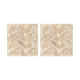  Arte mural para interiores | Arte mural tropical de dos paneles blancos de Plow & Hearth