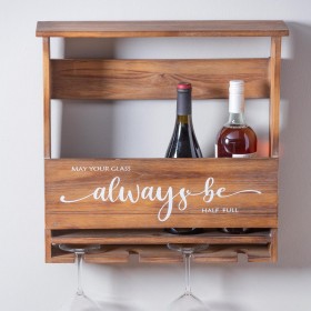  Botelleros para cocina y entretenimiento | Portabotellas y copas de vino colgantes Plow & Hearth