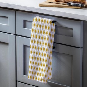  Mantelería para cocina y entretenimiento | Toalla de cocina de secado rápido Plow & Hearth Sun Tiles, 45 x 76 cm