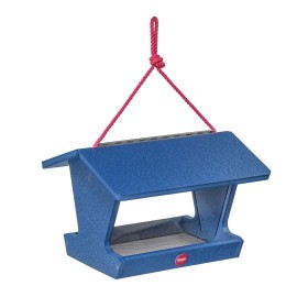  Comederos para pájaros para exteriores | Comedero para pájaros tipo tolva de madera reciclada de polietileno de colores de Plow & Hearth