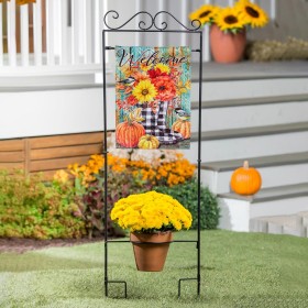  Accesorios para banderas para exteriores | Soporte para banderas de jardín Plow & Hearth para macetas