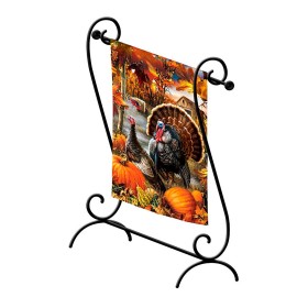  Accesorios para banderas para exteriores | Soporte para banderas de jardín Plow & Hearth Scroll