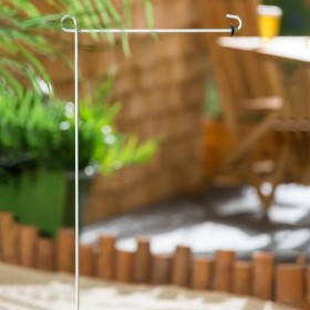  Accesorios para banderas para exteriores | Soporte para banderas de jardín blanco Plow & Hearth