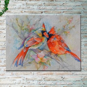  Arte mural para exteriores | Lienzo para interiores y exteriores Plow & Hearth Cardinal