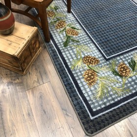  Alfombras y felpudos | Alfombra de pino Sweetwater de Plow & Hearth, Endurastran, 6,35 cm x 20,32 cm