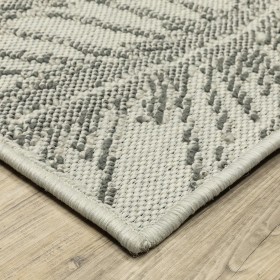  Alfombras y felpudos | Alfombra de polipropileno York Leaves para interiores y exteriores de Plow & Hearth, 3,8 cm x 19,5 cm