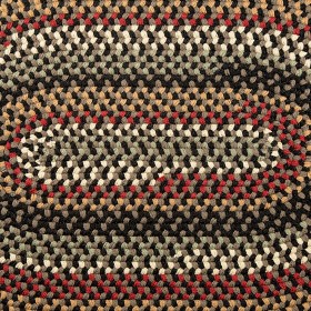  Alfombras y felpudos | Alfombra de pasillo Roanoke de polipropileno trenzado para interiores y exteriores de Plow & Hearth, 7,6 cm x 22,8 cm