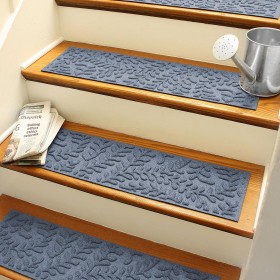  Alfombras y felpudos para interior y exterior | Peldaños de escalera con hojas de arado y hogar