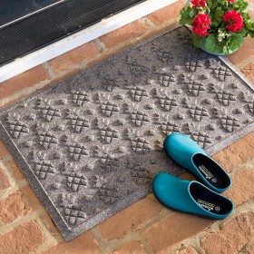  Alfombras y felpudos Felpudos Waterhog | Felpudo de piña Waterhog de Plow & Hearth, 2'' X 3''