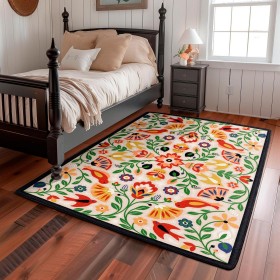  Alfombras y felpudos | Alfombra Plow & Hearth Audrey Garden Endurastran, 4'' X 5''