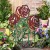 Estacas de jardín para exteriores | Estacas metálicas para jardín de rosas de Plow & Hearth (juego de 5 paneles)