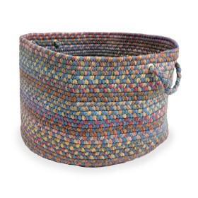  Truhly a úložné skříňky | Pletený koš z polypropylenu s rukojeťmi Plow & Hearth Afton Mountain pro vnitřní i venkovní použití