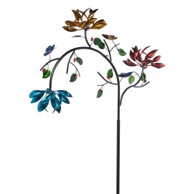  Vindmøller til udendørs brug | Plow & Hearth 91"H vindmølle, Spinner Flowers