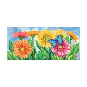  Tæpper og dørmåtter Udskiftelige måtter | Plow & Hearth Gerbera Daisies Sassafras Switch Mat