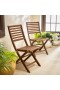  Huonekalut Tuolit ja Keinutuolit | Plow & Hearth Eucalyptus Taittuvat Bistrotuolit, 2 kpl