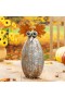  Ulkotilojen puutarhapatsaat | Plow & Hearth Fall Owl -metallipatsas, 17"K