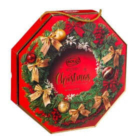  Keittiö ja viihde Herkulliset välipalat ja pähkinät | Plow & Hearth Bolçi Merry Christmas, suklaakonvehdit, 198 g &8211; 6,98 oz